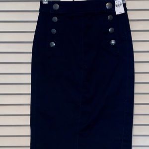 express-high-waisted sailor pencil skirt